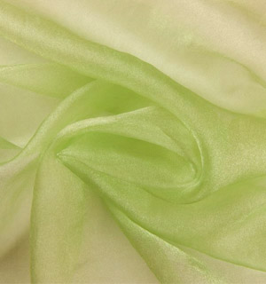 Kód: 36230  Organza anyag - APPLE GREEN